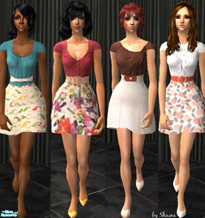 Sims 2 — Anthropologie High Waist Skirts by wedonthavetoberockstars — High waist skirts from Anthropologie