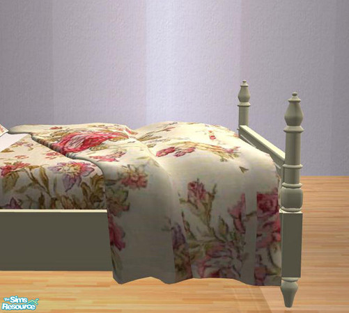 Sims 2 — PB Montego cream - Bedcover roses by ShinoKCR — updated on March 26 2009 (UVMap and ddstextureformat)