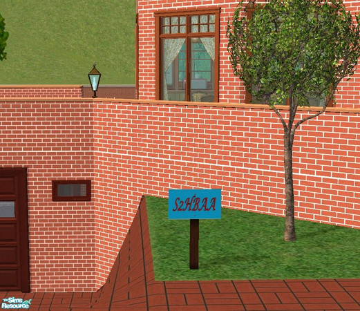 Sims 2 — S2HBAA sign by simonandy — A sign for members of the S2BHAA to place on their lots if they so wish
