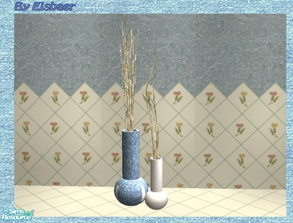 Sims 2 — Reflex Prague Hall Blue Duovase by Eisbaerbonzo — Update 17.4.2008: Made the set ready for modern graphics cards