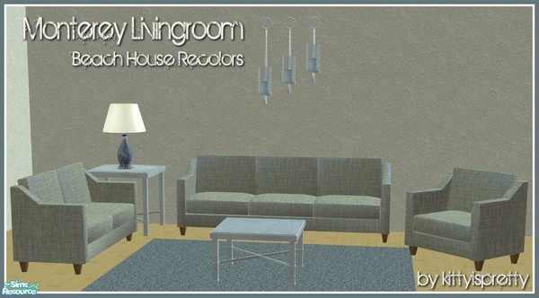 Sims 2 — Monterey Livingroom Recolor-Beach House by kittyispretty69 — A set of recolors of my Monterey Livingroom meshes