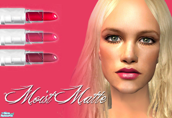 Sims 2 — Moist Matte Lipstick - Pink #5 by 06bek — 