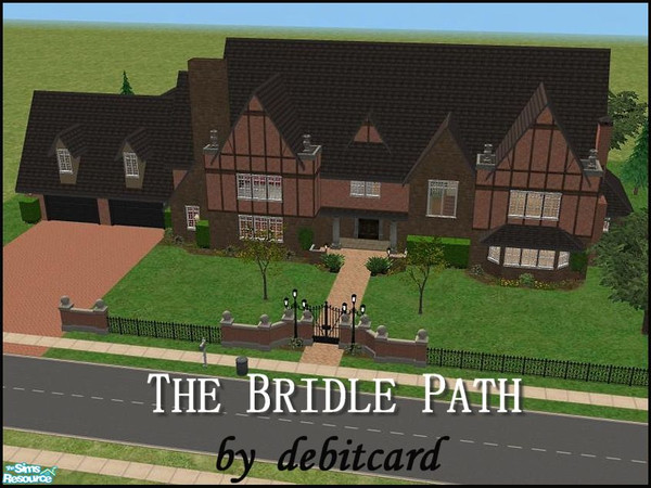 Sims 2 — The Bridle Path by debitcard — This majestic old tudor estate will please any Sim looking for that little extra,