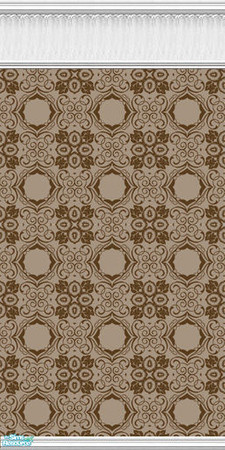 Sims 2 — Tan Pattern Wallpaper by mahtigwess — A deeper tan for your decor