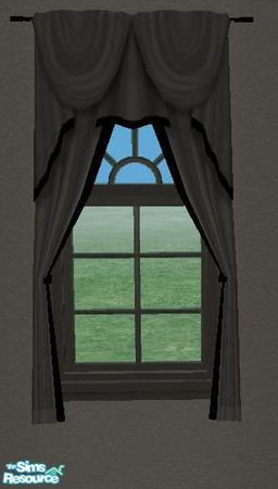 Sims 2 — Severus Snape Curtains by Bury me deep inside your heart — 