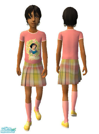 Sims 2 — My Princess S.W. Outfit by luvmy7 — This outfit is a Shirt and Skirt.They are separate items and both are Maxis