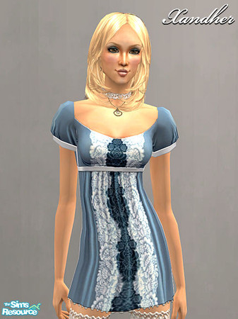 Sims 2 — Soliloquy - Royal Velvet by Xandher — Part of my seris of seperates using Simals fantastic mix and match meshes,