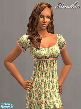 Sims 2 — Soliloquy - Quin Marie by Xandher — Part of my seris of seperates using Simals fantastic mix and match meshes,