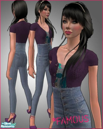 Sims 2 — Famous - High Cardi by pretty_baby — 5 Outfits for your female adult sim...Mesh is required from Glamorous