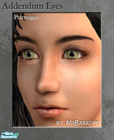 Sims 2 — Addendum Eyes - Ptarmigan by MsBarrows — Light yellow with a pale grey ring around the pupil.