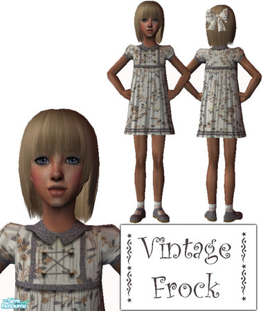 Sims 2 — Vintage child outfit by giasims — Vintage child outfit