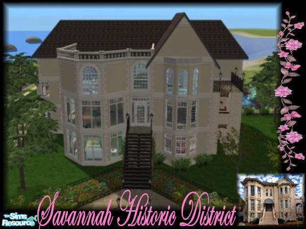 Sims 2 — Savannah Historic District Part-7 by shellybell55 — The seventh addition to my Savannah series. A gorgeous three