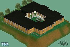Sims 1 — Feng Shui by BeaGirl — Are your Sims uptight? Do they need a place to relax? Feng Shui is the house for you. A