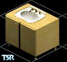 Sims 1 — New Bath Sink by Susan — Part of my New Bathroom suite; it is modern, yet classical.