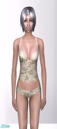 Sims 2 — FE Undie Set 001 - 2 by agaliha5 — A set of 5 undies for elder women. You must get the mesh at the link below.