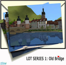 Sims 2 — Lots Series 1: Old Bridge by artrui — My idee is to built a whole city in Sims2. This is the first one of my