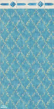 Sims 2 — KS Blue Tiled Wall by mskitty — I hope you like it