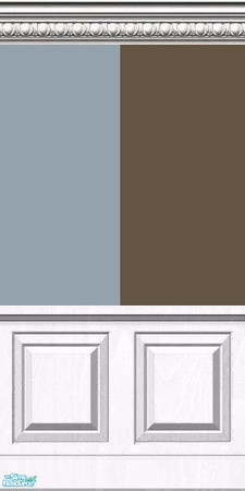 Sims 2 — Two-Tone Blue & Brown pt 4 by icecj03 — Blue and Brown stripes.