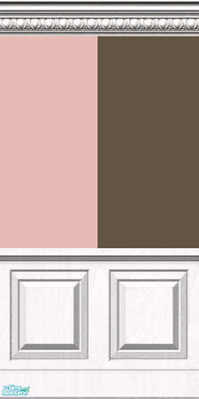 Sims 2 — Two-Tone Pink & Brown by icecj03 — Pink and Brown stripes.