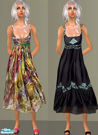 Sims 2 — Openhouse EF Summer Lounge Wear  Set by openhousejack — a set of two elder female pool lounge wear and a new