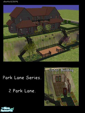 Sims 2 — 2 Park Lane. by Shortie020891 — Part Of The \'Park Lane Series\' i\'ve created, designed to be a whole