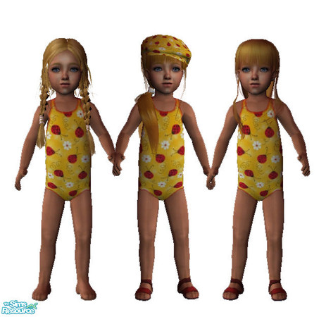 Sims 2 — Toddler swimsuit by giasims — Toddler swimsuit collection