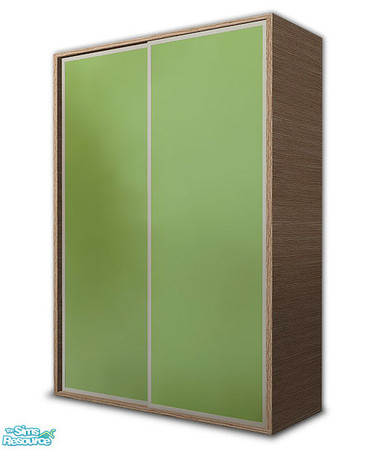 Sims 2 — Morgana - Armoire by lirunchik — Part of my Morgana bedroom set. Stylish armoire with glittering doors! 