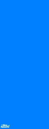 Sims 2 — Pure Colours Set 2 - Blue Wall by jonzku — Blue wall. Easy to mix & match.