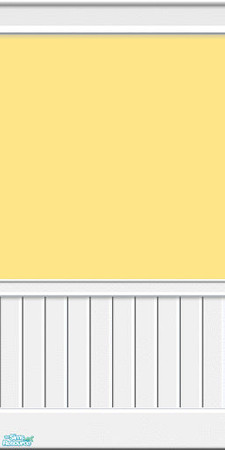 Sims 2 —  Sun Paint With Beadboard by Henwen — Custom made beadboard, created with my recent Paint Sets moldings.