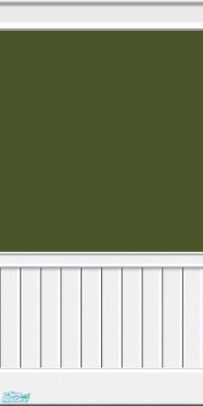 Sims 2 —  Deep River Paint With Beadboard by Henwen — Custom made beadboard, created with my recent Paint Sets moldings.