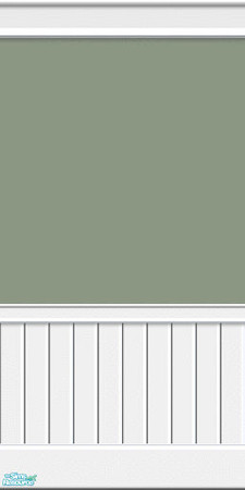 Sims 2 —  Forest Paint With Beadboard by Henwen — Custom made beadboard, created with my recent Paint Sets moldings.