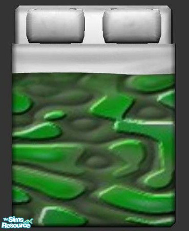 Sims 2 — Green Groove Bedding by briachant — Green Groove Bedding