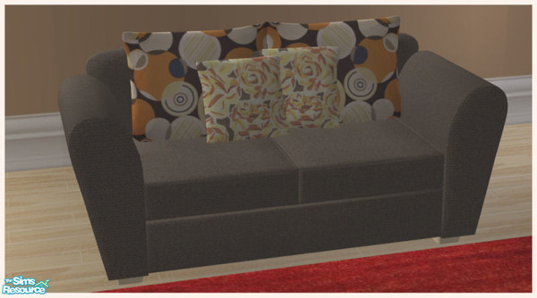 Sims 2 — Elegans Grey recolor -Loveseat by Elize-37sims — A recolor of the Elegans Living room