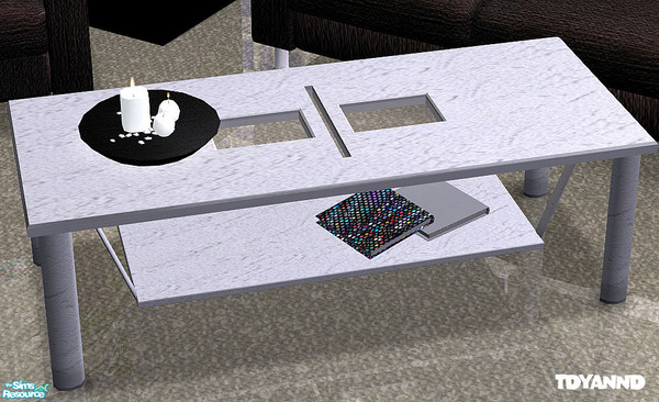 Sims 2 — Texture Challenge 99 - Isabel Naturals Coffee Table Recolor by tdyannd — The Texture Challenge 99 textures on
