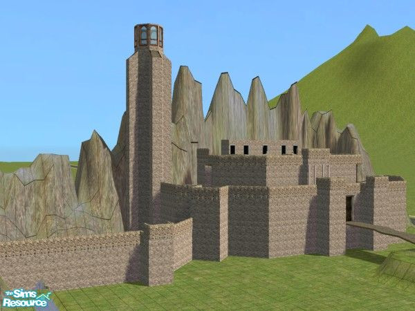 Sims 2 — Helm\'s Deep by gangsta_lorand — Helm\'s Deep was a fort of Rohan in the Lord of the Rings trilogy. Enjoy!