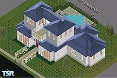 Sims 1 — Petite Villa by Ellen Musgrove-Killmon — This petite home is perfect for your sim they will love it here!!