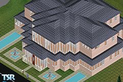 Sims 1 — Amanda's Mansion by Ellen Musgrove-Killmon — This 3 bedroom 2 1/2 bath house was made for my Daughter Amanda who