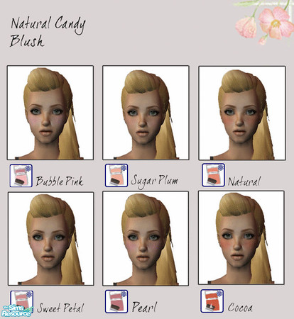 Sims 2 — Natural Candy Blush by jj_dj — Natural and Perfect for every skin colour... Great for \'Going out\' or Staying