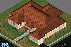 Sims 1 — Mini Mansion by Ellen Musgrove-Killmon — This home has 3 bedroom, 2 1/2 baths, with a den/study room, a laundry