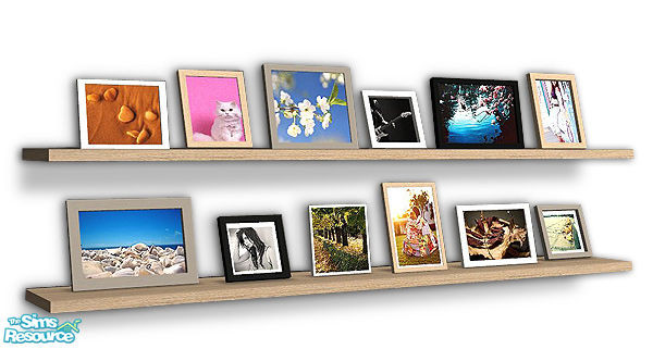 Sims 2 — Morgana In Light Wood - Shelves by lirunchik — The part of my Morgana In Light Wood. Recolour of the shelves and