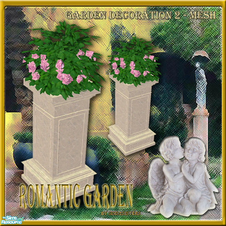 Sims 2 — S2S Romantic Garden - Decoration 2 - Mesh by sims2sisters — 