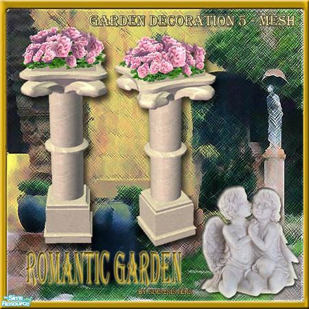 Sims 2 — S2S Romantic Garden - Decoration 5 - Mesh by sims2sisters — 