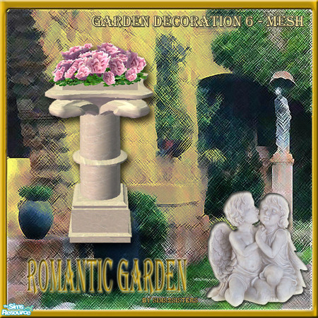 Sims 2 — S2S Romantic Garden - Decoration 6 - Mesh by sims2sisters — 
