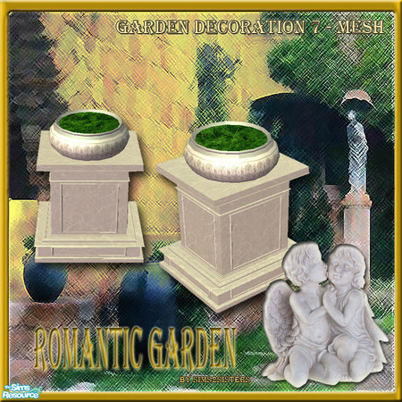 Sims 2 — S2S Romantic Garden - Decoration 7 - Mesh by sims2sisters — 