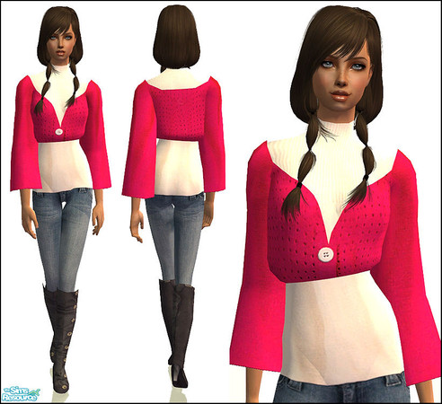 Sims 2 — Posh  - Pink  by Aleeza — No EP required. Enjoy!