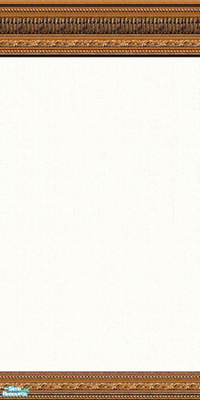 Sims 2 — jsf2StickleyCreamFull by jsf — Subtlely textured cream wallpaper in highly detailed, carved wooden mouldings.