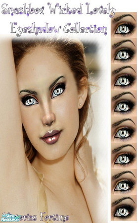 Sims 2 — VF Smashbox Wicked Lovely Eyeshadow Collection by fortunecookie1 — Here are eight new eyeshadows inspired by