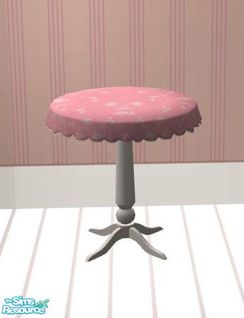 Sims 2 — PB Nurcery P1 - Diningtable for Kids Recolor white by ShinoKCR — 