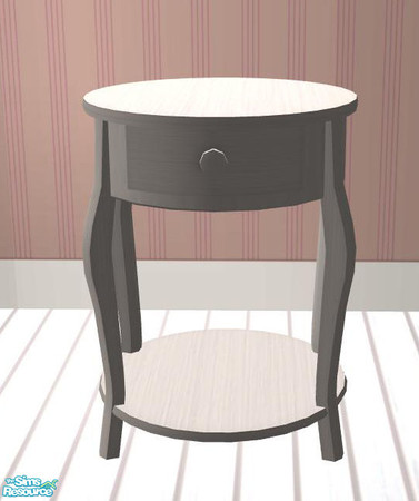 Sims 2 — PB Nurcery P1 - Sidetable Recolor white by ShinoKCR — 