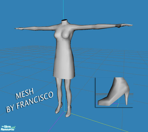 Sims 2 — New MESH - Francisco by francisssko — Mesh file 